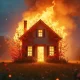 dream of house on fire - Home Insurance