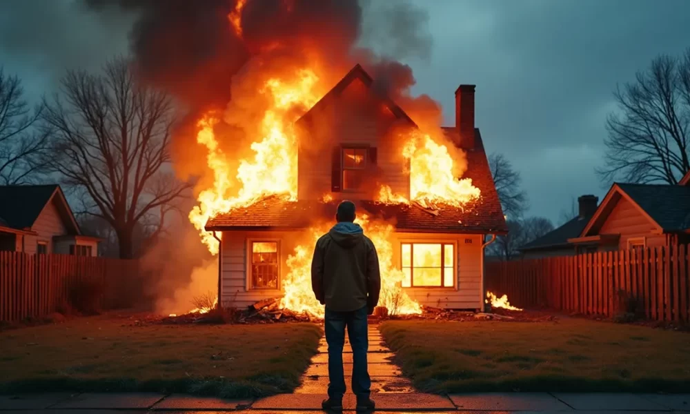 dream of house on fire home insurance