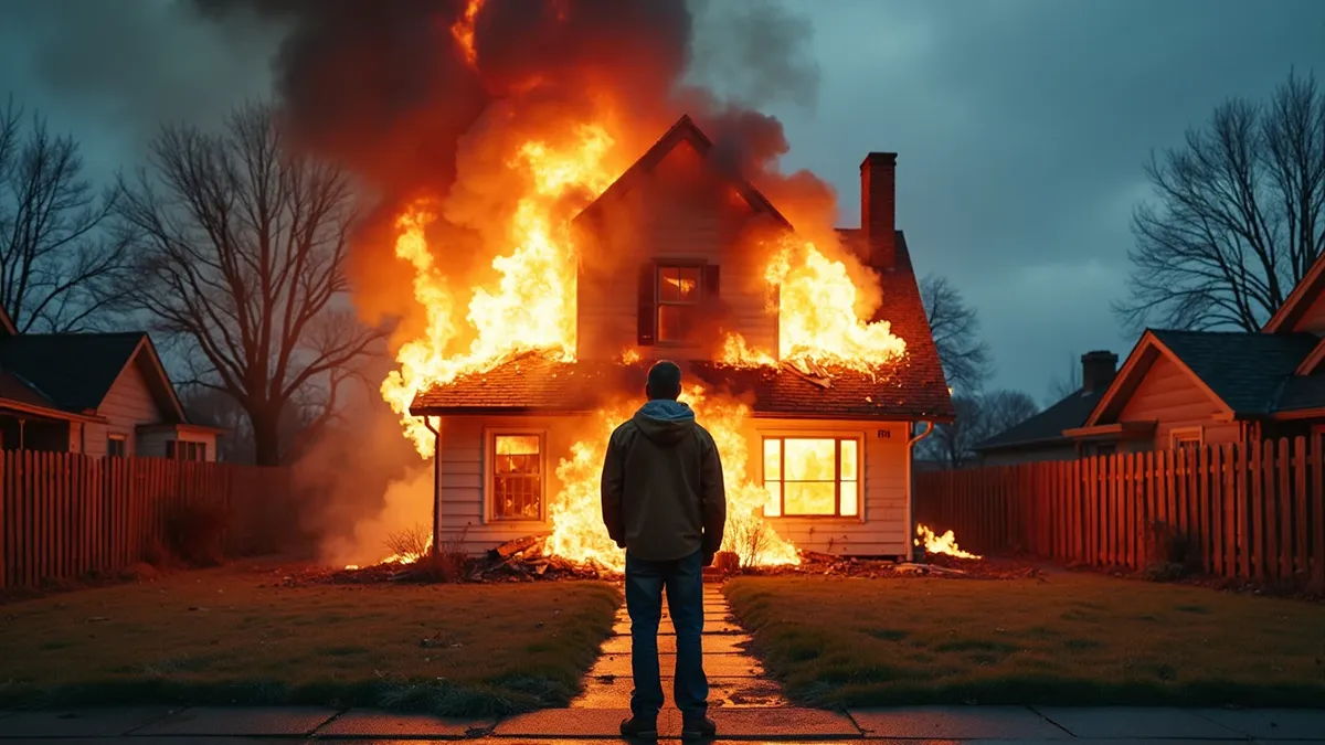 dream of house on fire home insurance