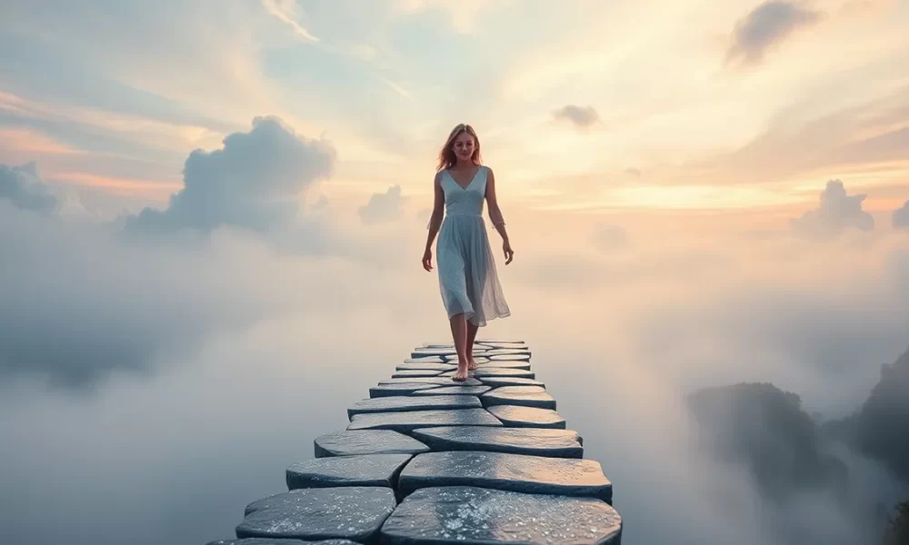 walking barefoot in a dream