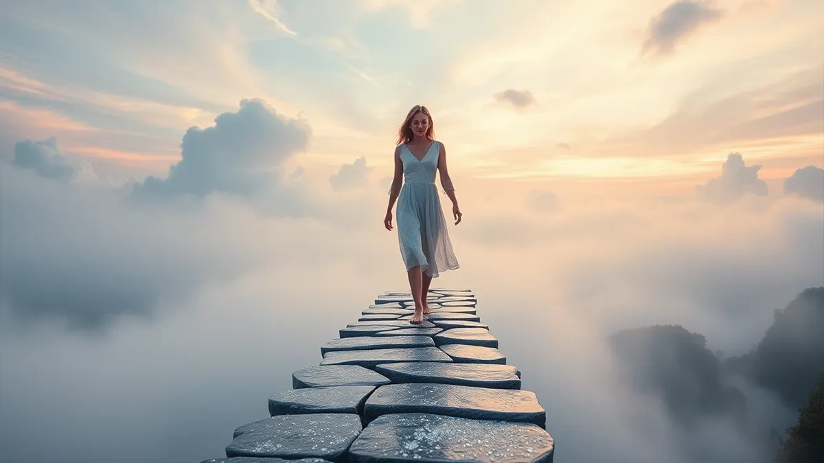 walking barefoot in a dream